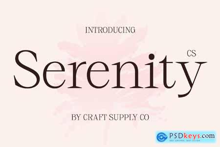 Serenity  Elegant Font