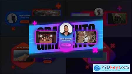 Gradient Youtube Endscreens 57866008