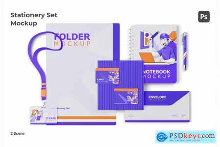 Stationery Set Mockup Stationery Set Mockup