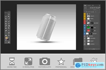 Can Soda Mockup