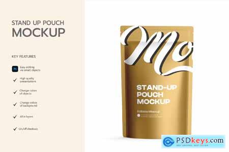 Stand-Up Pouch Mockup TYRSCQP
