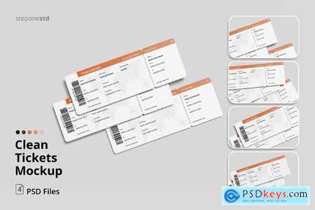 Clean Tickets Mockup