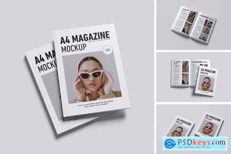 A4 Magazine Mockup
