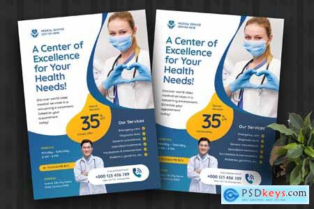 Healthy Service Center Flyer Template