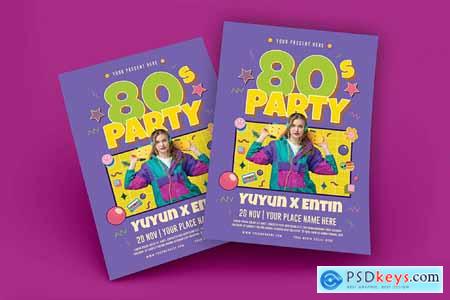 80s party Flyer