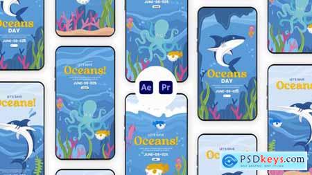 World Oceans Day Instagram Story 57892568 World Oceans Day Instagram Story 57892568