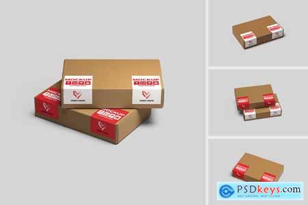 Sticker Box Mockup
