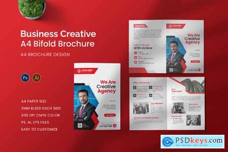 Business Creative Bifold Brochure