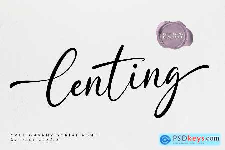 Lenting - Calligraphy Script Font