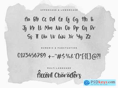 Silver Midnight - Modern Handwritten Logo Font