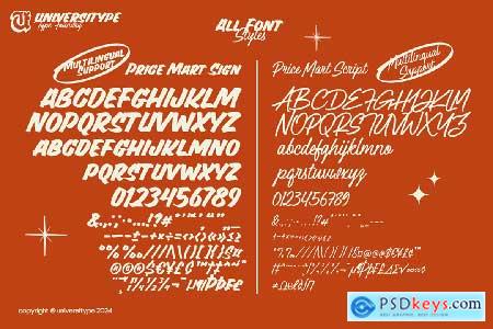 Pricemart - A Sign Display Font Duo