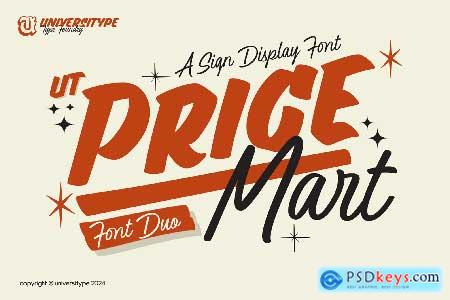 Pricemart - A Sign Display Font Duo