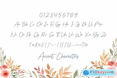 Silvertone - Monoline Handwritten Logo Font