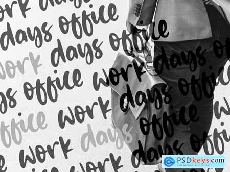 Silver Midnight - Modern Handwritten Logo Font