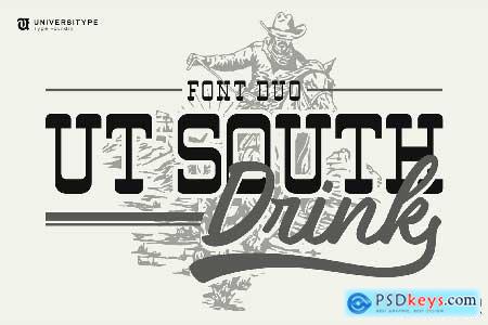 South Drink - A Dynamic Font Duo
