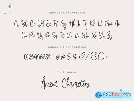 Stylist Garden - Modern Handwritten Logo Font