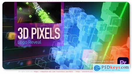 3D Pixels Logo Reveal 57892428