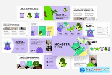 Education Kids Character Monster