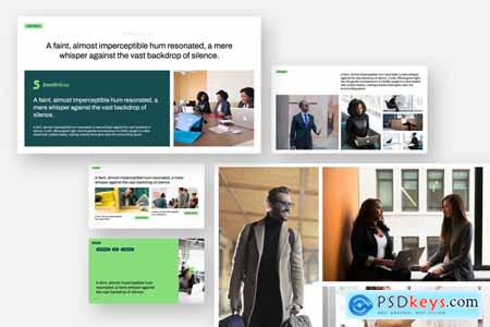 Minimal Pitch Deck Soft Green