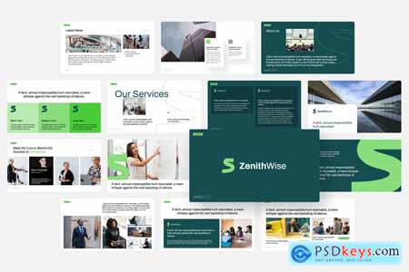 Minimal Pitch Deck Soft Green
