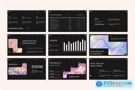 Black White Modern Minimal Company Profile  001