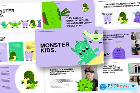 Education Kids Character Monster