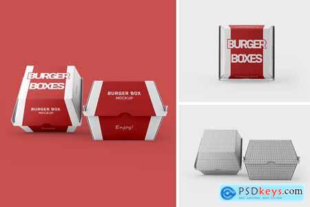 Burger Box Mockup