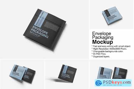 Envelope Packaging Mockup