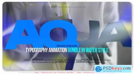 Aqua Typography Pack 57953192