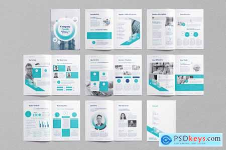 Company Profile Template Canva Docx ID PSD