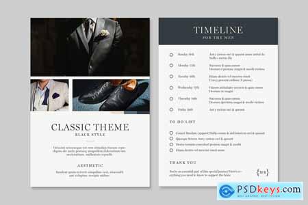 Digital Groomsmen Guide Template