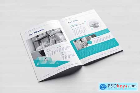 Company Profile Template Canva Docx ID PSD