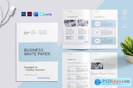 White Paper Canva Docx ID PSD