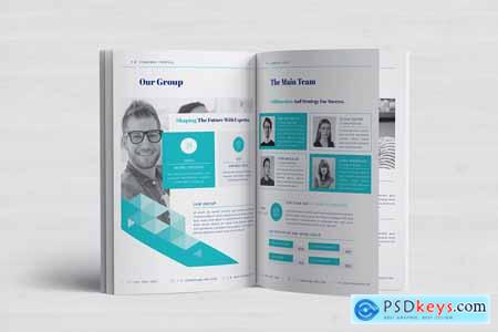 Company Profile Template Canva Docx ID PSD