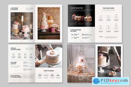 Wedding Cake Catalog & Brochure Template