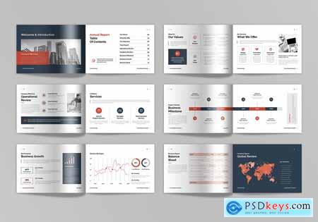 Annual Report Template Landscape
