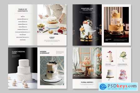 Wedding Cake Catalog & Brochure Template