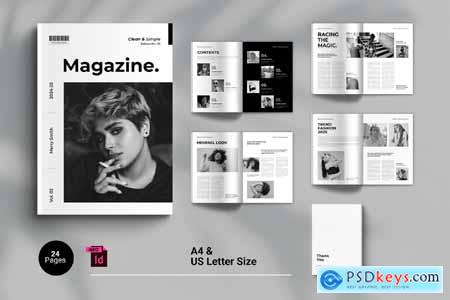 Minimal Magazine Template