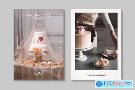 Wedding Cake Catalog & Brochure Template