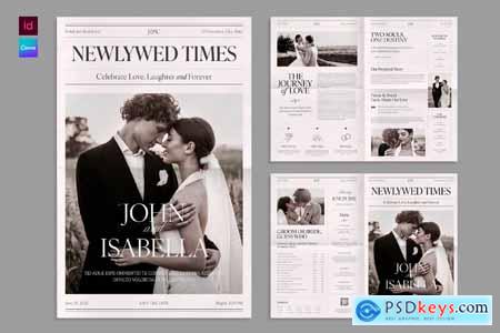 Wedding Newspaper Template