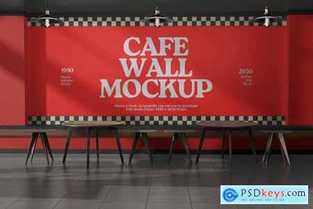 Cafe Wall Mockup
