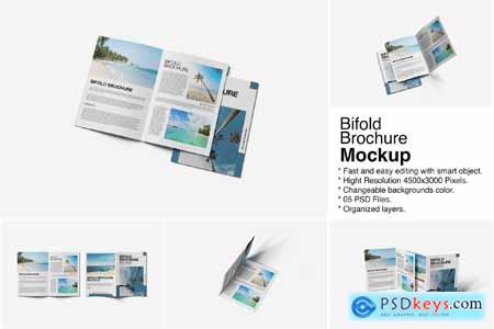 Bifold Brochure Mockup
