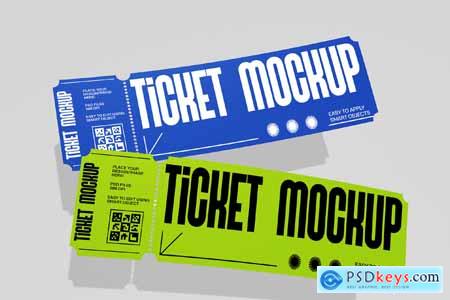 Ticket Mockup Ticket Mockup