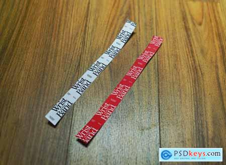 Event Wristband Mockup