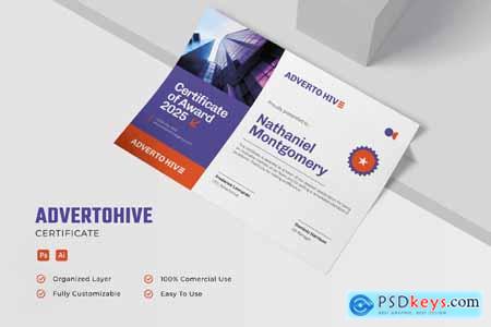 Advertohive Agency - Certificate