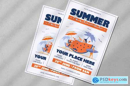 Summer Flyer Template 28S32F6