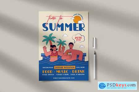Happy Summer Day Flyer Templates