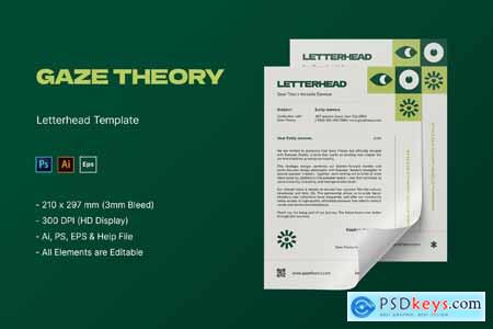 Gaze Theory - Letterhead Template