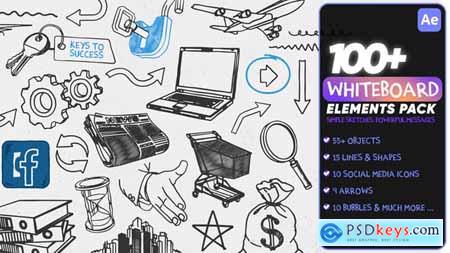Whiteboard Elements Pack 57954767