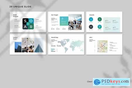 Colorful Business Deck PowerPoint Template